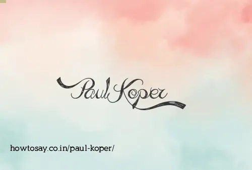 Paul Koper