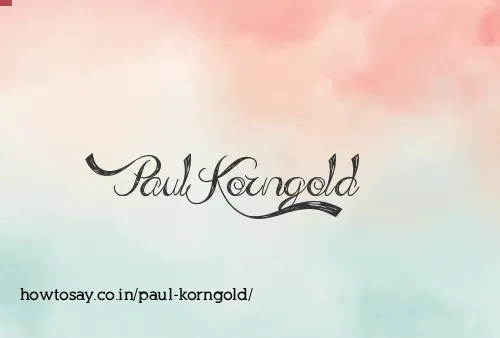 Paul Korngold