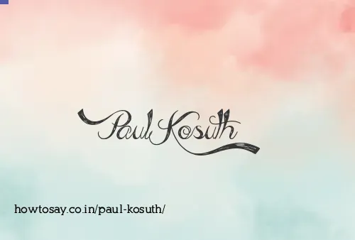 Paul Kosuth