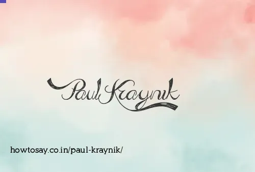 Paul Kraynik