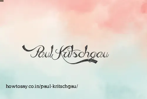 Paul Kritschgau
