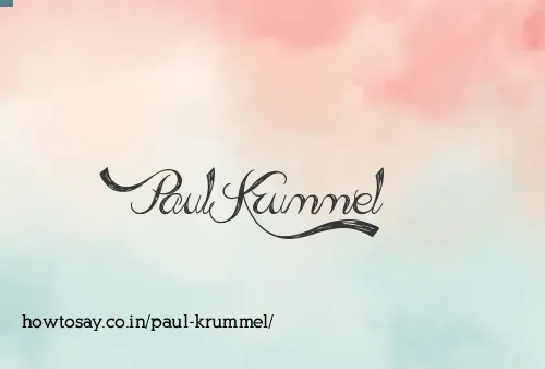Paul Krummel