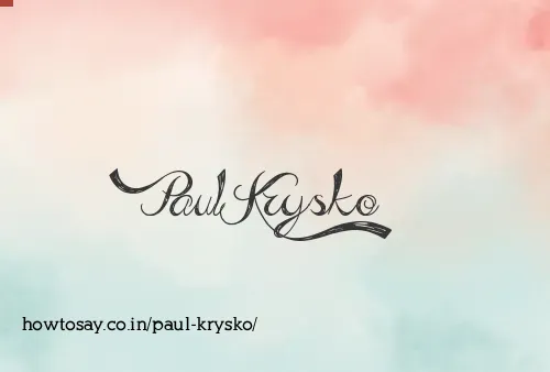 Paul Krysko