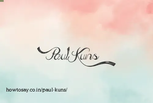 Paul Kuns