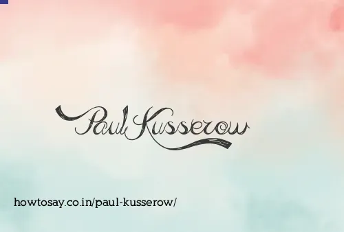Paul Kusserow