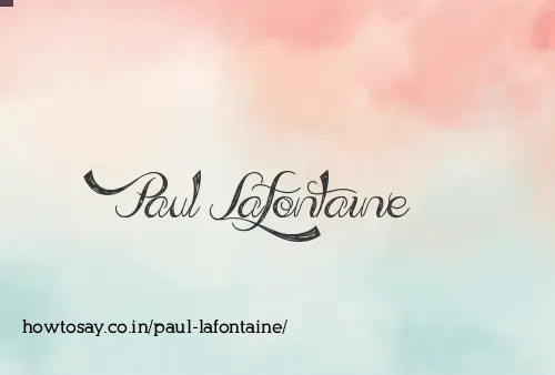 Paul Lafontaine