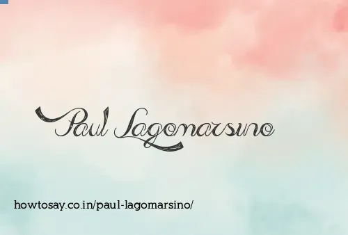 Paul Lagomarsino