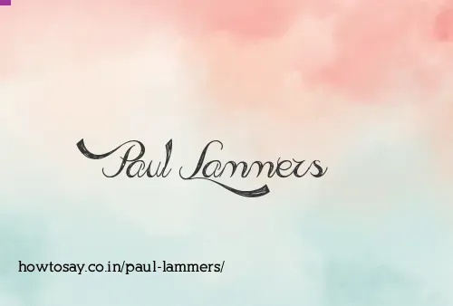 Paul Lammers