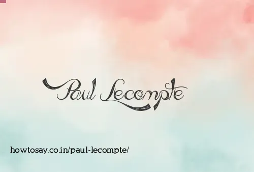 Paul Lecompte
