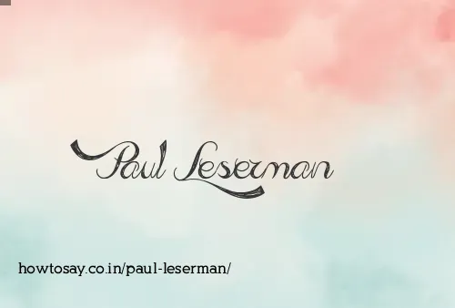 Paul Leserman