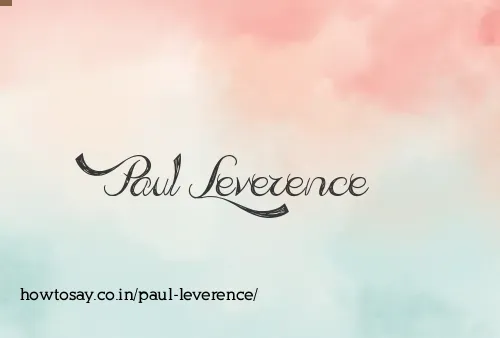 Paul Leverence