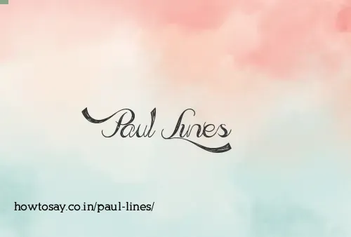 Paul Lines