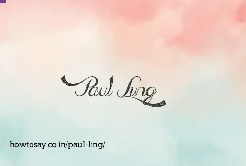Paul Ling
