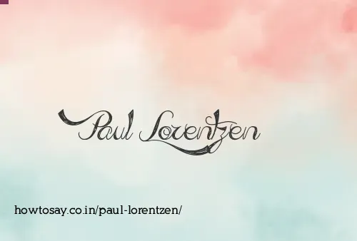 Paul Lorentzen