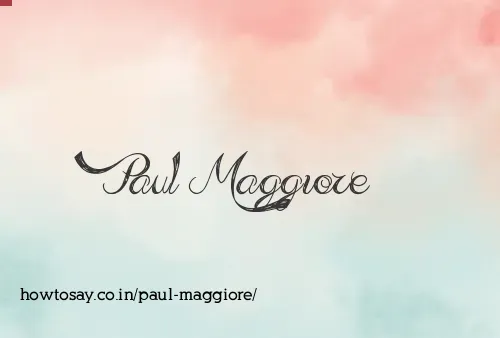 Paul Maggiore