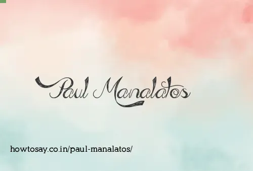 Paul Manalatos