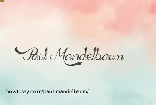 Paul Mandelbaum