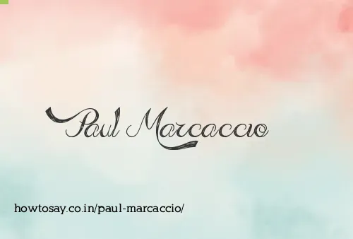 Paul Marcaccio