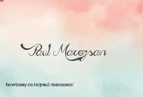 Paul Marozsan