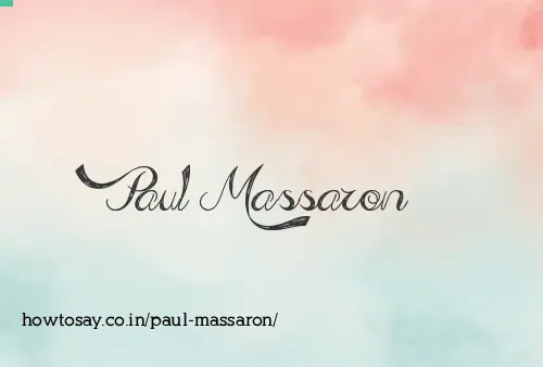 Paul Massaron