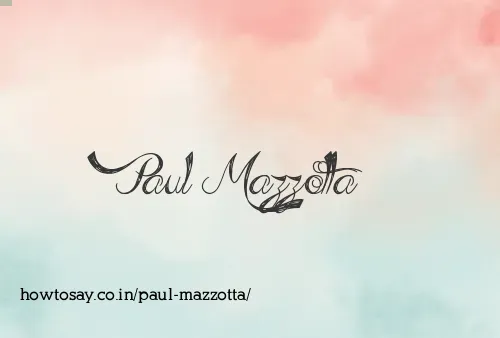 Paul Mazzotta