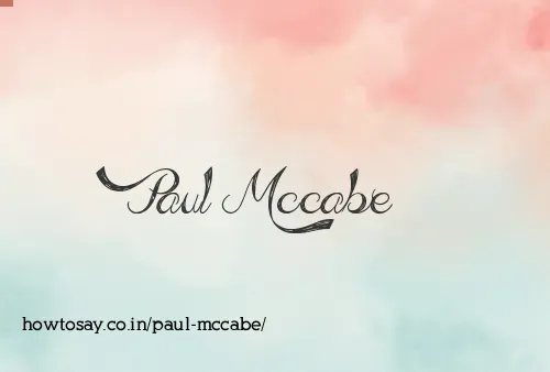 Paul Mccabe