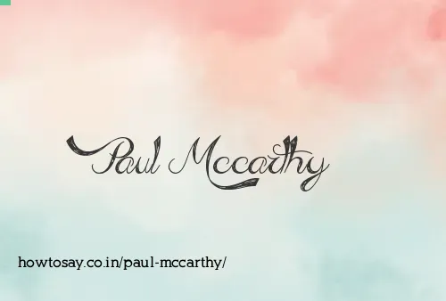 Paul Mccarthy