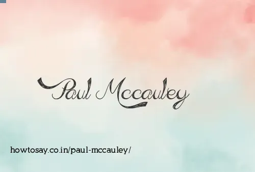 Paul Mccauley