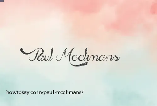 Paul Mcclimans