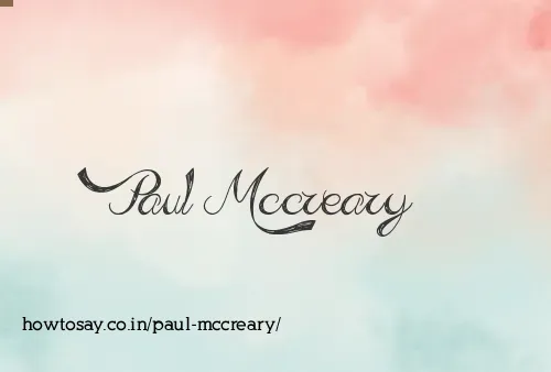Paul Mccreary