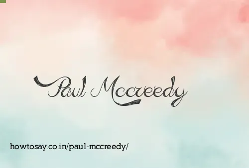 Paul Mccreedy