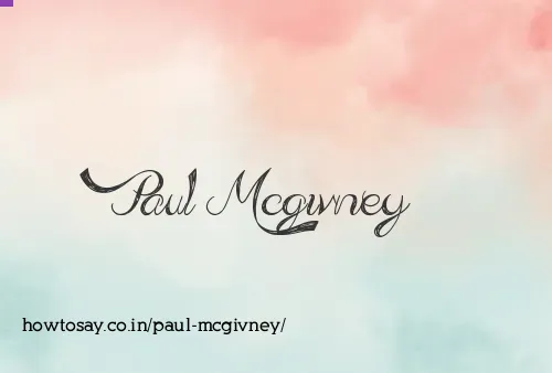 Paul Mcgivney