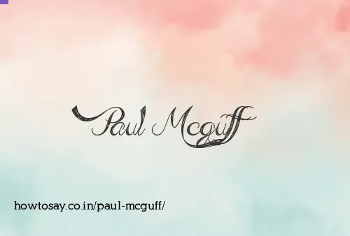 Paul Mcguff