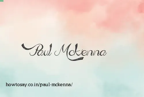 Paul Mckenna