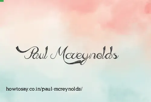 Paul Mcreynolds