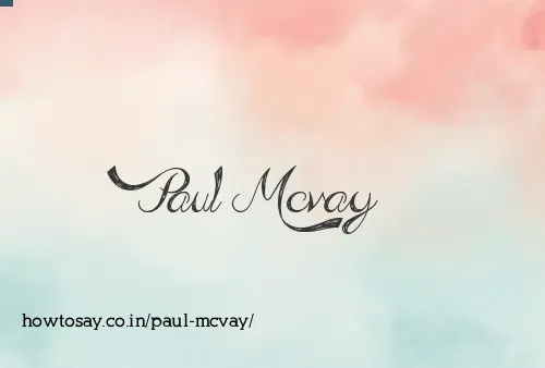 Paul Mcvay