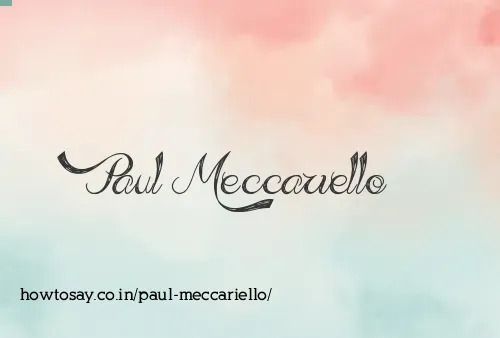 Paul Meccariello