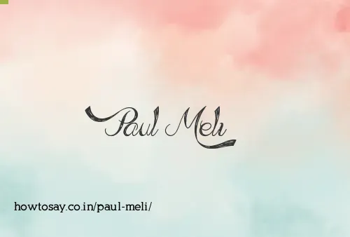Paul Meli