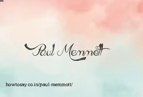Paul Memmott