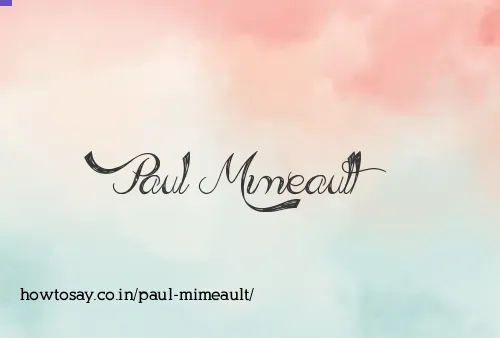Paul Mimeault