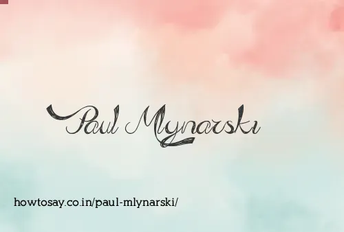 Paul Mlynarski