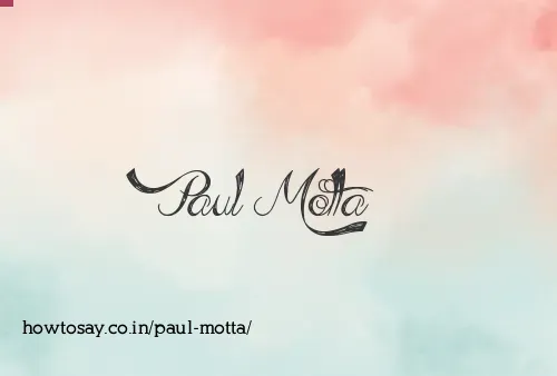 Paul Motta
