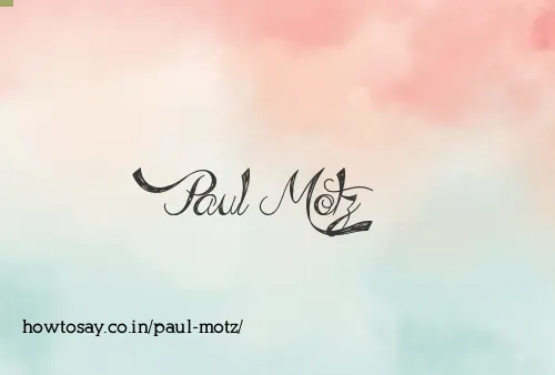 Paul Motz