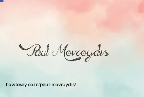 Paul Movroydis