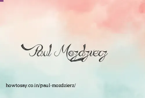 Paul Mozdzierz