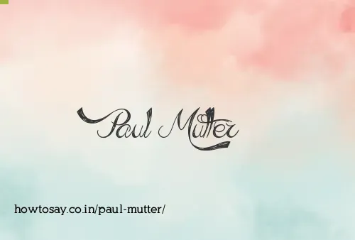 Paul Mutter