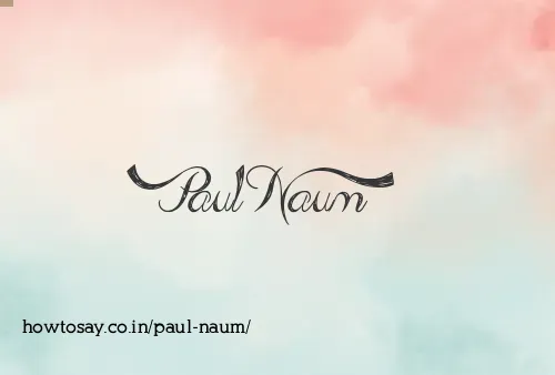 Paul Naum