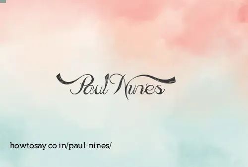 Paul Nines