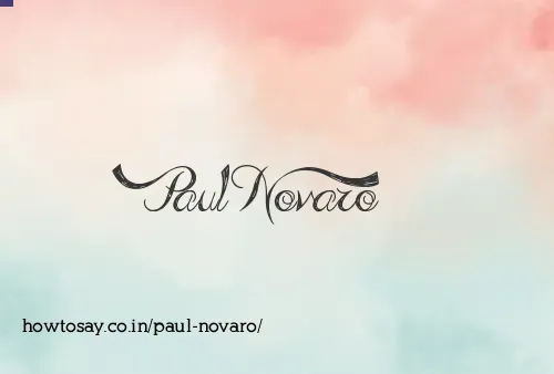 Paul Novaro