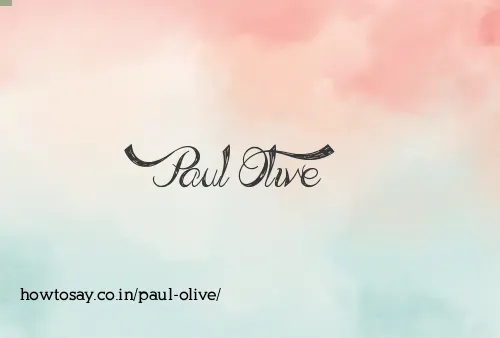 Paul Olive